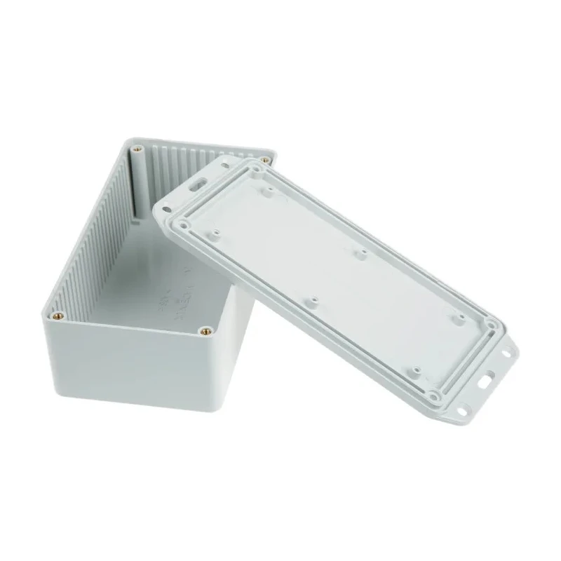 RS PRO Flanged Grey Grey Lid ABS Enclosure IP54 31.5 mm x 135.8 mm x 64.6 mm IP54