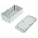 RS PRO Flanged Grey Grey Lid ABS Enclosure IP54 31.5 mm x 135.8 mm x 64.6 mm IP54