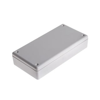RS PRO White White Lid ABS Enclosure IP40 35.5 mm x 170 mm x 85.5 mm 153-3702