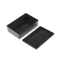 RS PRO Black Black Lid ABS Enclosure IP40, 35 mm x 105 mm x 70 mm 153-3696