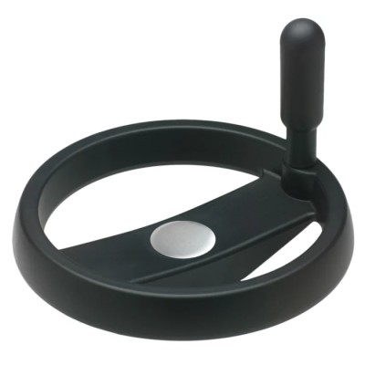 Elesa Black Polypropylene Revolving Spoked Hand Wheel, 99 mm Diameter 79161-R