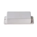 Hammond RS PRO Flanged White White Lid ABS Enclosure IP40, 27.5 mm x 111 mm x 45.6 mm