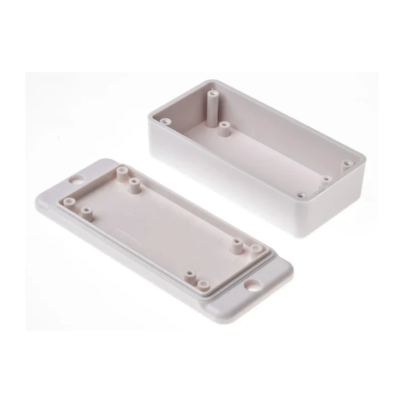 Hammond RS PRO Flanged White White Lid ABS Enclosure IP40, 27.5 mm x 111 mm x 45.6 mm