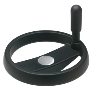 Elesa Black Polypropylene Revolving Spoked Hand Wheel 125 mm Diameter 79211-R