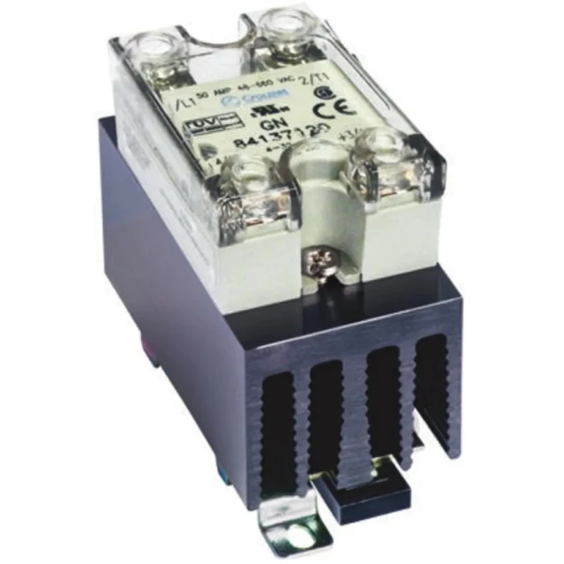 Crydom Solid State Relay, DIN Rail Mount, 25 A Load, 280 Vrms, 3-32 V dc Control HS301DR