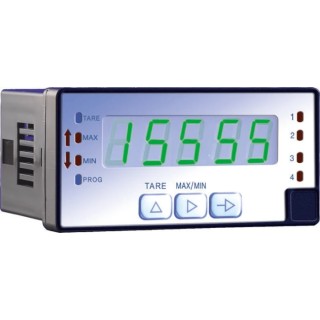 Baumer PA419 Series Digital Voltmeter DC 5-Digit LED Display 0.05% Accuracy 45x92 mm PA419