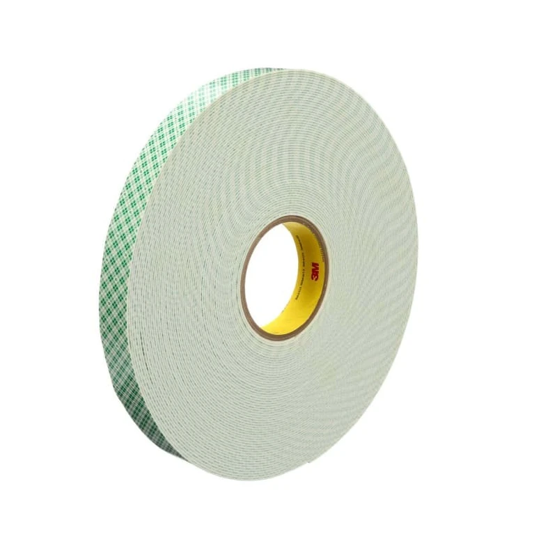 3M White Polyurethane Foam Tape 25mm x 33m, 1.6 mm Thick 3M 4026 25mm x 33m