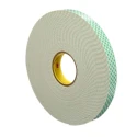 3M White Polyurethane Foam Tape 25mm x 33m, 1.6 mm Thick 3M 4026 25mm x 33m