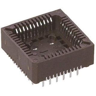 Preci-Dip 1.27 mm Pitch 28 Way DIP Through Hole PLCC IC Socket 540-88-028-24-008