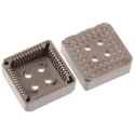 Preci-Dip 1.27 mm Pitch 44 Way DIP Through Hole PLCC IC Socket 540-88-044-24-008