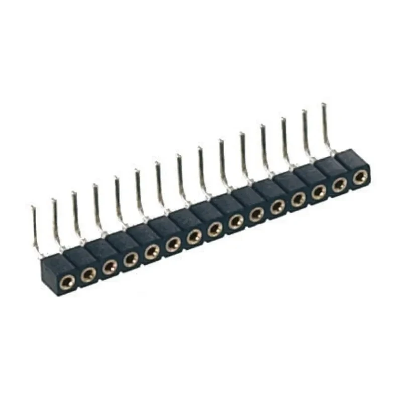 Preci-Dip 4 Way Right Angle Through Hole 2 mm Pitch SIL Socket 100 V AC, 150 V DC, Solder Termination 831-87-004-20-001101