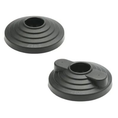 Elesa Adjustable Foot Zinc Plated Steel 14 mm Thread Size 80 mm Base Diameter 16000 N Static Load Capacity 301251-ESD