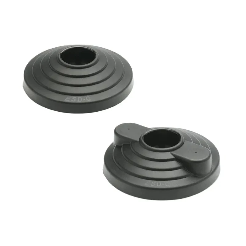 Elesa Adjustable Foot Zinc Plated Steel 14 mm Thread Size 80 mm Base Diameter 16000 N Static Load Capacity 301251-ESD