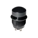C & K NP Series Push Button Switch Momentary Panel Mount SPDT Black Actuator 12.3 mm Cutout IP68 NP8E2D203QE