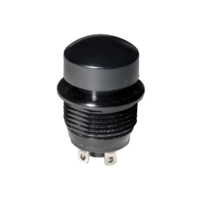 C & K NP Series Push Button Switch Momentary Panel Mount SPDT Black Actuator 12.3 mm Cutout IP68 NP8E2D203QE