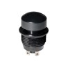 C & K NP Series Push Button Switch Momentary Panel Mount SPDT Black Actuator 12.3 mm Cutout IP68 NP8E2D203QE