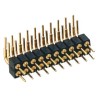 Preci-Dip 832 Series Right Angle Through Hole Pin Header, 10 Contacts, 2 mm Pitch, 2 Row, Unshrouded 832-80-010-20-001101