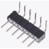 Preci-Dip 830 Series Right Angle Through Hole Pin Header, 6 Contacts, 2 mm Pitch, 1 Row, Unshrouded 830-80-006-20-001101