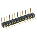 Preci-Dip Right Angle Through Hole Pin Header 4 Contacts, 2 mm Pitch, 1 Row, Unshrouded 830-80-004-20-001101