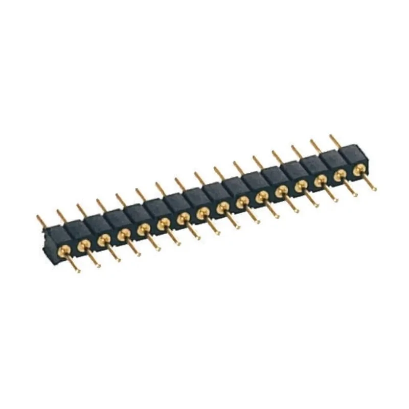 Preci-Dip 830 Series Straight Through Hole Pin Header, 4 Contact, 2 mm Pitch, 1 Row, Unshrouded 830-80-004-10-001101