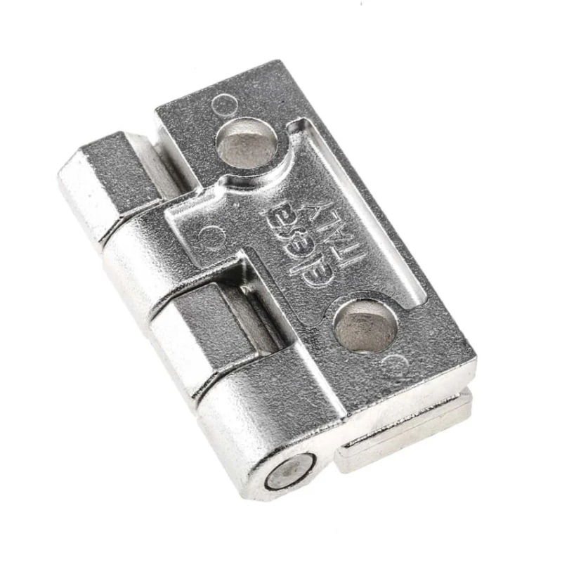 Elesa Electro Polished Stainless Steel Pin Butt Hinge RH-Handed Screw Fixing 60mm x 60mm x 8mm 428701