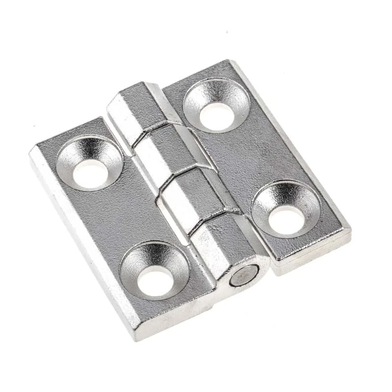 Elesa Electro Polished Stainless Steel Pin Butt Hinge RH-Handed Screw Fixing 60mm x 60mm x 8mm 428701