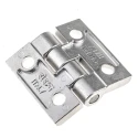 Elesa Electro Polished Stainless Steel Pin Butt Hinge RH-Handed Screw Fixing 60mm x 60mm x 8mm 428701
