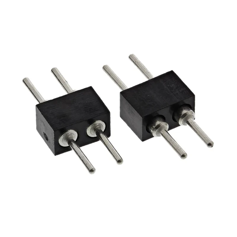 Preci-Dip 830 Series Straight Through Hole Pin Header, 2 Contacts, 2 mm Pitch, 1 Row, Unshrouded 830-80-002-10-001101