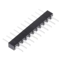 Preci-Dip 830 Series Straight Through Hole Pin Header 11 Contacts 2 mm Pitch 1 Row Unshrouded 830-80-011-10-001101