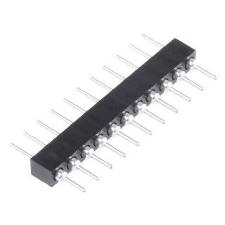 Preci-Dip 830 Series Straight Through Hole Pin Header 11 Contacts 2 mm Pitch 1 Row Unshrouded 830-80-011-10-001101