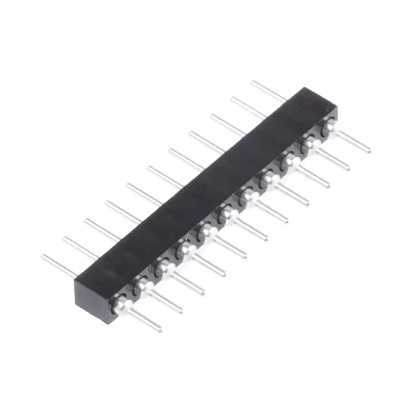 Preci-Dip 830 Series Straight Through Hole Pin Header 11 Contacts 2 mm Pitch 1 Row Unshrouded 830-80-011-10-001101