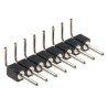 Preci-Dip 800 Series Right Angle Through Hole Pin Header 8 Contacts 2.54 mm Pitch 1 Row Unshrouded 800-80-008-20-001101