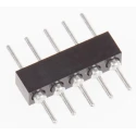 Preci-Dip 830 Series Straight Through Hole Pin Header, 5 Contacts, 2 mm Pitch, 1 Row, Unshrouded 830-80-005-10-001101