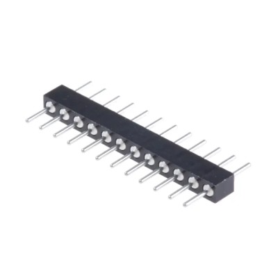 Preci-Dip 830 Series Straight Through Hole Pin Header 12 Contacts 2 mm Pitch 1 Row Unshrouded 830-80-012-10-001101