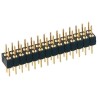 Preci-Dip 832 Series Straight Through Hole Pin Header, 12 Contacts, 2 mm Pitch, 2 Row, Unshrouded, 3A 832-80-012-10-001101