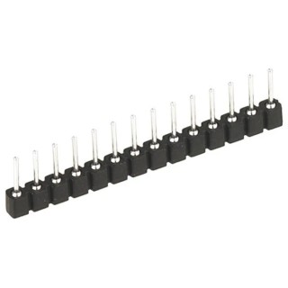 Preci-Dip 800 Series Straight Surface Pin Header 2 Contact 2.54 mm Pitch 1 Row Unshrouded 800-80-002-30-480101