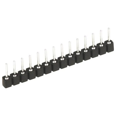 Preci-Dip 800 Series Straight Surface Pin Header 2 Contact 2.54 mm Pitch 1 Row Unshrouded 800-80-002-30-480101