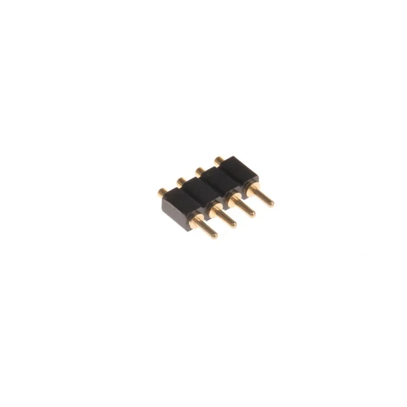 Preci-Dip 811 Series Straight Through Hole Spring Loaded Connector 4 Contact 2.54 mm Pitch 1 Row 811-S1-004-10-014101