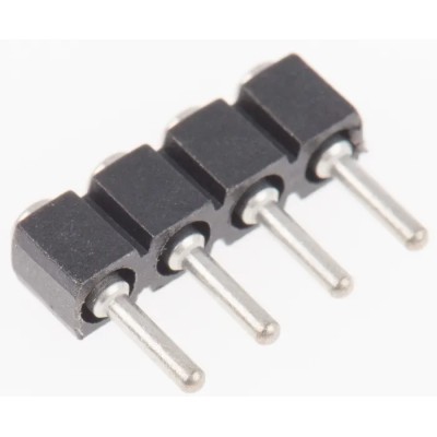 Preci-Dip 800 Series Straight Surface Pin Header 4 Contact 2.54 mm Pitch 1 Row Unshrouded 800-80-004-30-480101