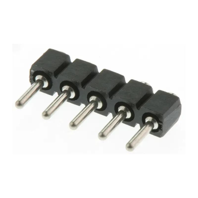 Preci-Dip 800 Series Straight Surface Pin Header, 5 Contacts, 2.54 mm Pitch, 1 Row, Unshrouded 800-80-005-30-480101