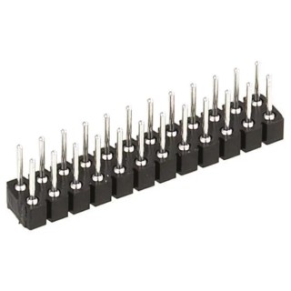 Preci-Dip 802 Series Straight Surface Pin Header 6 Contacts 2.54 mm Pitch 2 Row Unshrouded 802-80-006-30-480101