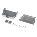 HARTING D-Sub Backshell Metal Angled Straight 37 Way Strain Relief 61030010021