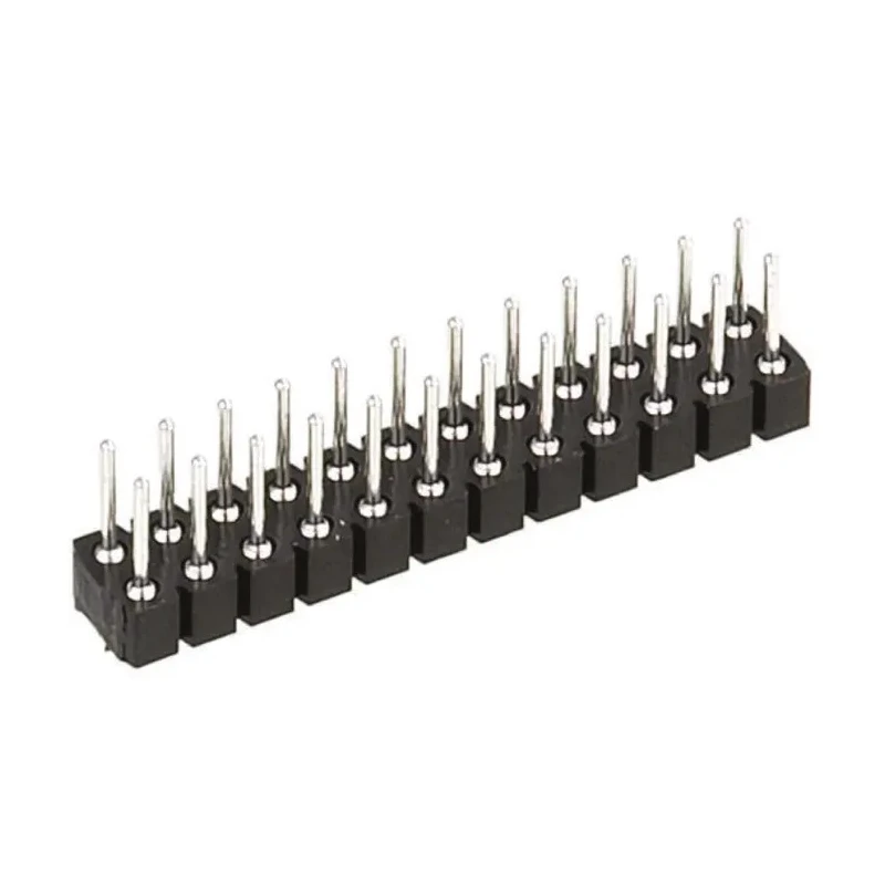 Preci-Dip 802 Series Straight Surface Pin Header, 20 Contacts, 2.54 mm Pitch, 2 Row, Unshrouded 802-80-020-30-480101