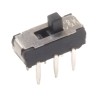 C & K Through Hole Slide Switch DPDT Latching 6V DC 300mA Nylon Actuator JS202011AQN