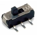 C & K Surface Mount Double Pole Double Throw (DPDT) Slide Switch Latching 300mA 6V DC Nylon Actuator JS202011SCQN