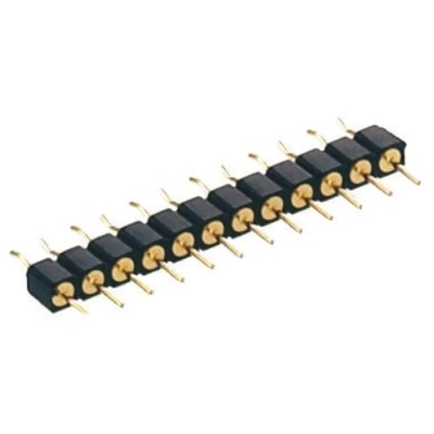 Preci-Dip 350 Series Straight Through Hole Pin Header, 4 Contacts, 2.54 mm Pitch, 1 Row, Unshrouded 350-80-104-00-006101