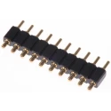 Preci-Dip 811 Series Straight Through Hole Spring Loaded Connector 10 Contacts 2.54 mm Pitch 1 Row 811-S1-010-10-015101