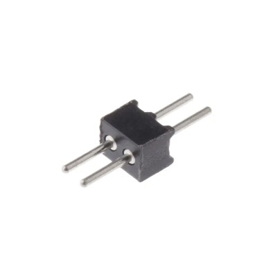 Preci-Dip 850 Series Straight Through Hole Pin Header, 2 Contacts, 1.27 mm Pitch, 1 Row, Unshrouded 850-80-002-10-001101