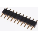 Preci-Dip 811 Series Straight Through Hole Spring Loaded Connector 10 Contacts 2.54 mm Pitch 1 Row 811-S1-010-10-015101