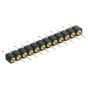 Preci-Dip 350 Series Straight Through Hole Pin Header 11 Contacts 2.54 mm Pitch 1 Row Unshrouded 350-80-111-00-006101
